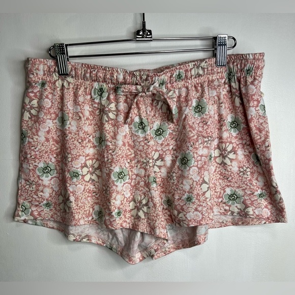 Lucky Brand Pink Floral Pajama Short Set Top & Bottom NWOT - Picture 3 of 5